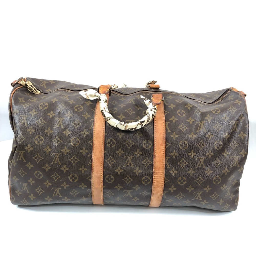 Louis Vuitton Vintage Monogram Keepall Bandouliere 55—Authentic. Includes COA ~